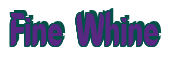 Rendering "Fine Whine" using Callimarker