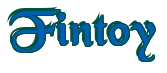 Rendering "Fintoy" using Black Chancery