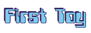 Rendering "First Toy" using Computer Font