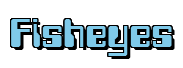 Rendering "Fisheyes" using Computer Font