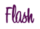 Rendering "Flash" using Bean Sprout