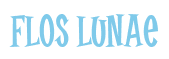 Rendering "Flos Lunae" using Cooper Latin