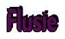 Rendering "Flusie" using Callimarker