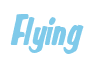 Rendering "Flying" using Big Nib