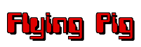 Rendering "Flying Pig" using Computer Font