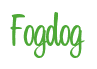 Rendering "Fogdog" using Bean Sprout