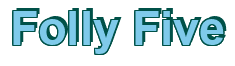 Rendering "Folly Five" using Arial Bold