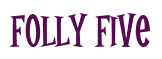 Rendering "Folly Five" using Cooper Latin