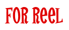 Rendering "For Reel" using Cooper Latin