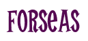 Rendering "ForSeas" using Cooper Latin