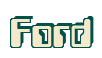 Rendering "Ford" using Computer Font