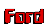 Rendering "Ford" using Computer Font