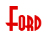 Rendering "Ford" using Asia