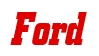 Rendering "Ford" using Boroughs