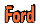 Rendering "Ford" using Callimarker