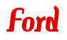 Rendering "Ford" using Color Bar