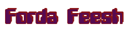 Rendering "Forda Feesh" using Computer Font