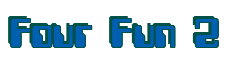 Rendering "Four Fun 2" using Computer Font