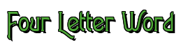 Rendering "Four Letter Word" using Agatha