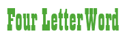 Rendering "Four Letter Word" using Bill Board