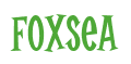 Rendering "Foxsea" using Cooper Latin
