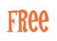 Rendering "Free" using Cooper Latin