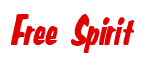 Rendering "Free Spirit" using Big Nib