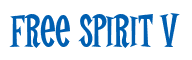 Rendering "Free Spirit V" using Cooper Latin