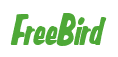 Rendering "FreeBird" using Big Nib