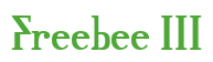 Rendering "Freebee III" using Credit River