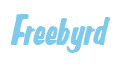 Rendering "Freebyrd" using Big Nib