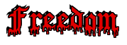 Rendering "Freedom" using Dracula Blood