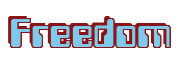 Rendering "Freedom" using Computer Font