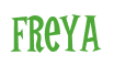 Rendering "Freya" using Cooper Latin