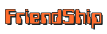 Rendering "FriendShip" using Computer Font