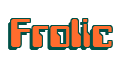 Rendering "Frolic" using Computer Font