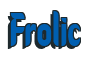 Rendering "Frolic" using Callimarker