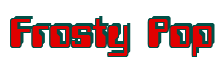 Rendering "Frosty Pop" using Computer Font