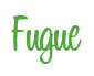 Rendering "Fugue" using Bean Sprout