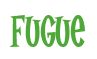 Rendering "Fugue" using Cooper Latin