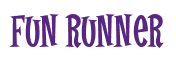 Rendering "Fun Runner" using Cooper Latin