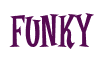 Rendering "Funky" using Cooper Latin