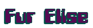 Rendering "Fur Elise" using Computer Font