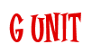 Rendering "G UNIT" using Cooper Latin