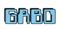 Rendering "GABO" using Computer Font