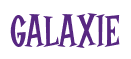 Rendering "GALAXIE" using Cooper Latin