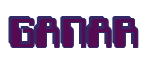 Rendering "GANAR" using Computer Font