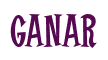 Rendering "GANAR" using Cooper Latin