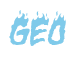 Rendering "GEO" using Charred BBQ