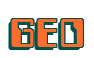 Rendering "GEO" using Computer Font